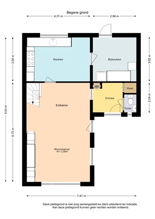 Floorplan - Amazonestraat 19, 8315 AW Luttelgeest